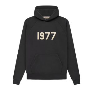 Fear of God Essentials 1977 Iron Black Hoodie