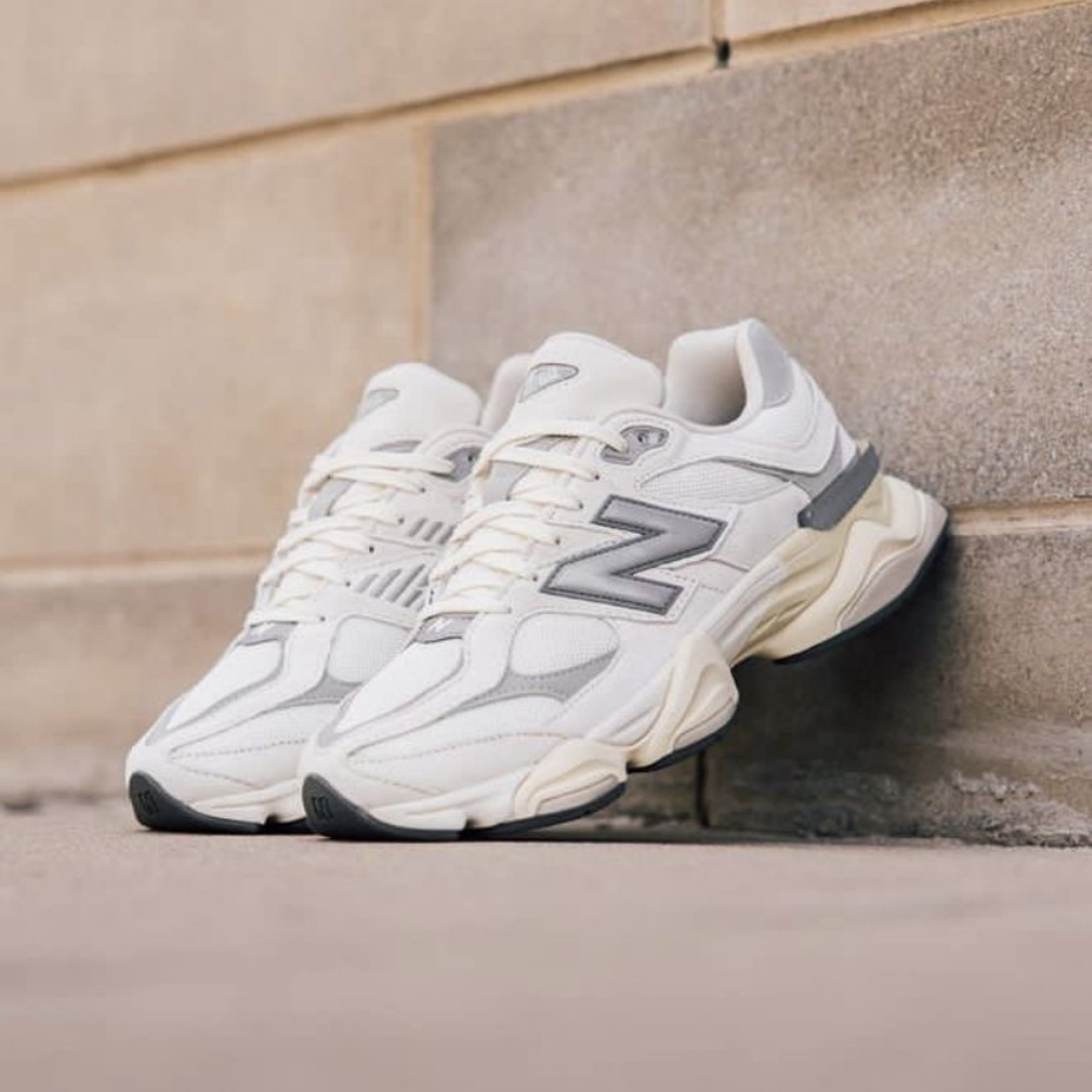 New Balance 9060 Sea Salt White