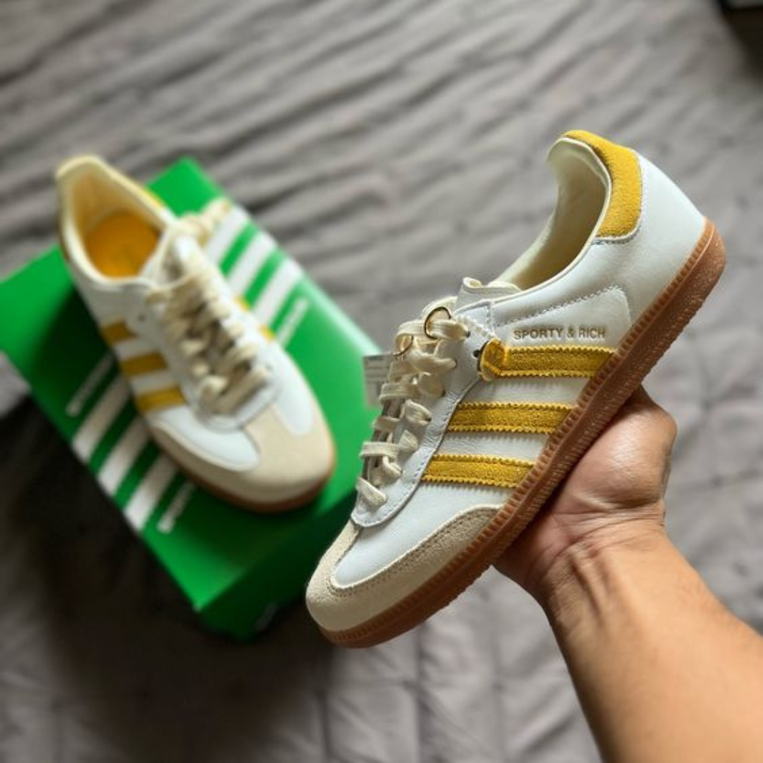 Adidas Samba X Sporty & Rich White Bold Gold