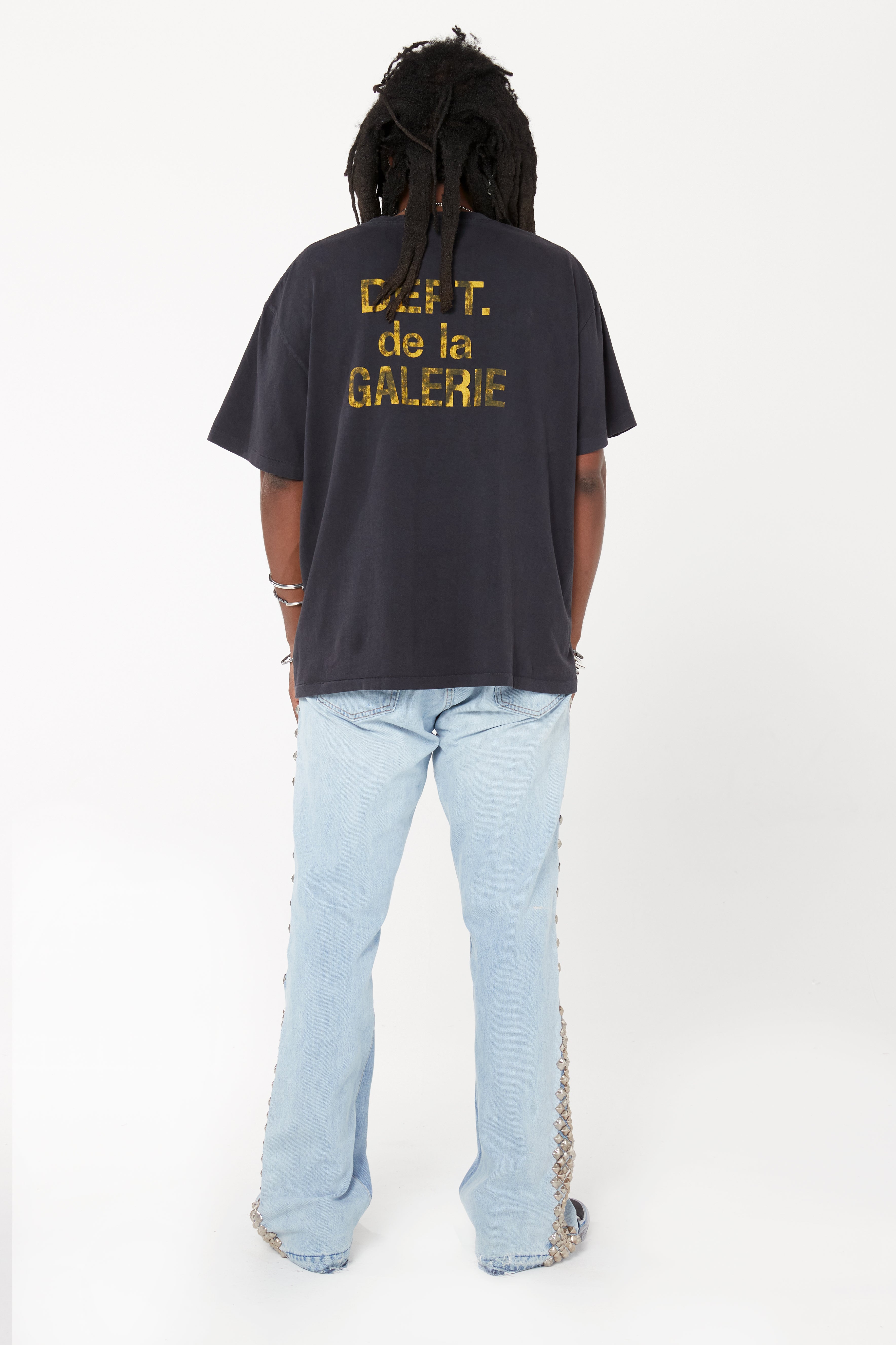 Gallery Dept. French T-shirt Black/Yellow