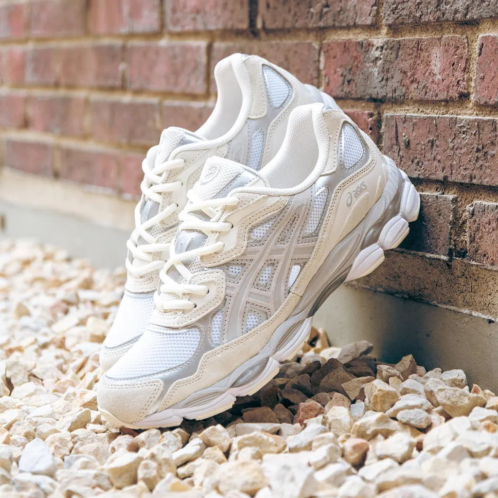 asics gel nyc white oyster grey