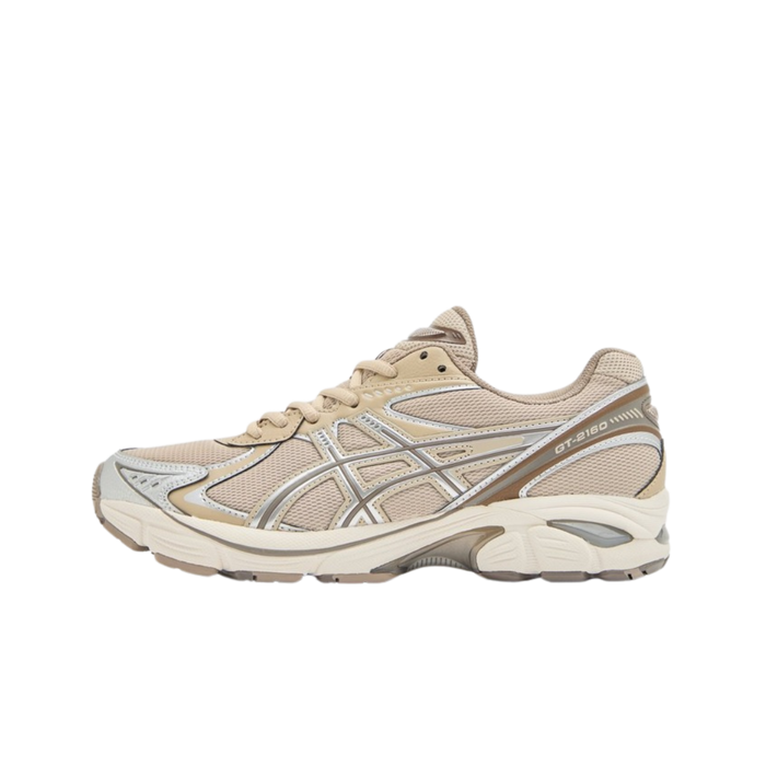 ASICS Gel-1130 Smoke Grey Honey Beige on feet