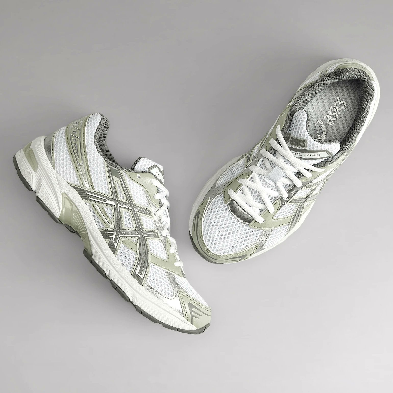 ASICS Gel-1130 White Dried Leaf Green