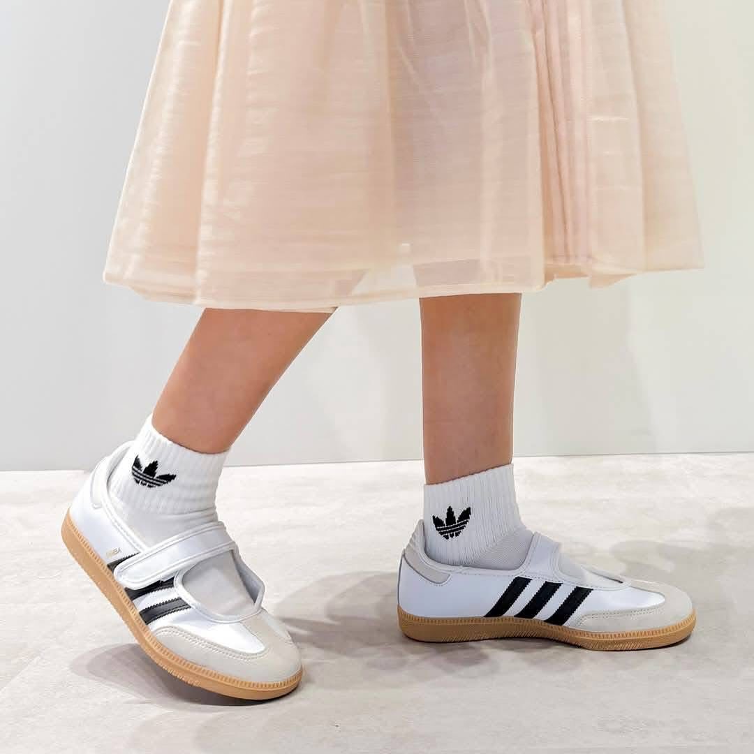 Adidas Samba Jane White Black Gum