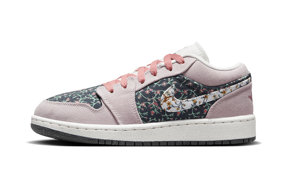 Air Jordan 1 Low Floral Canvas - FJ3445-001