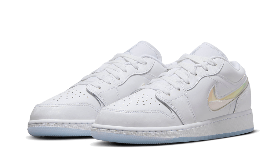 Air Jordan 1 Low Glitter Swoosh - FQ9112-100