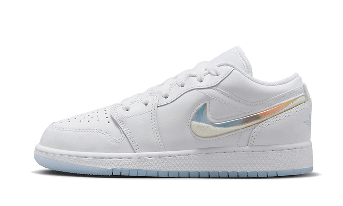 Air Jordan 1 Low Glitter Swoosh - FQ9112-100