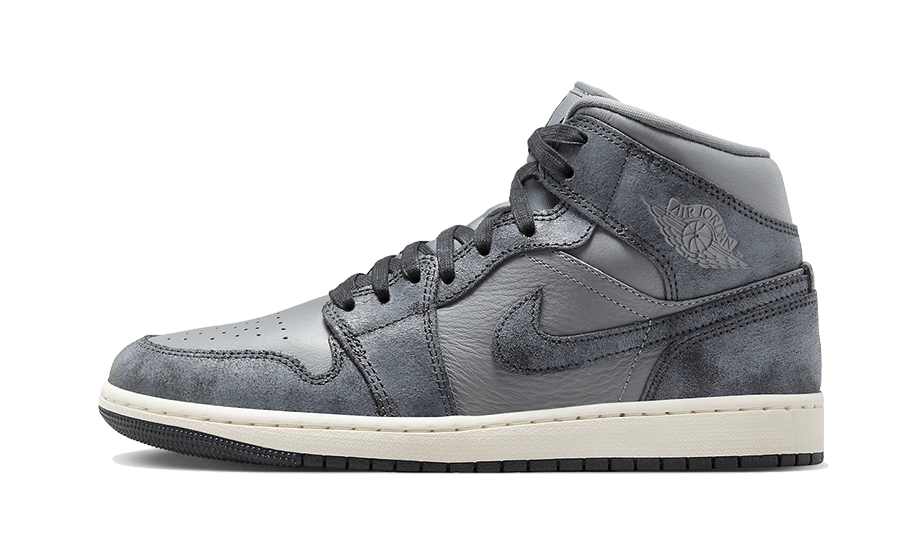 Air Jordan 1 Mid Distressed Smoke Grey - FJ3448-001