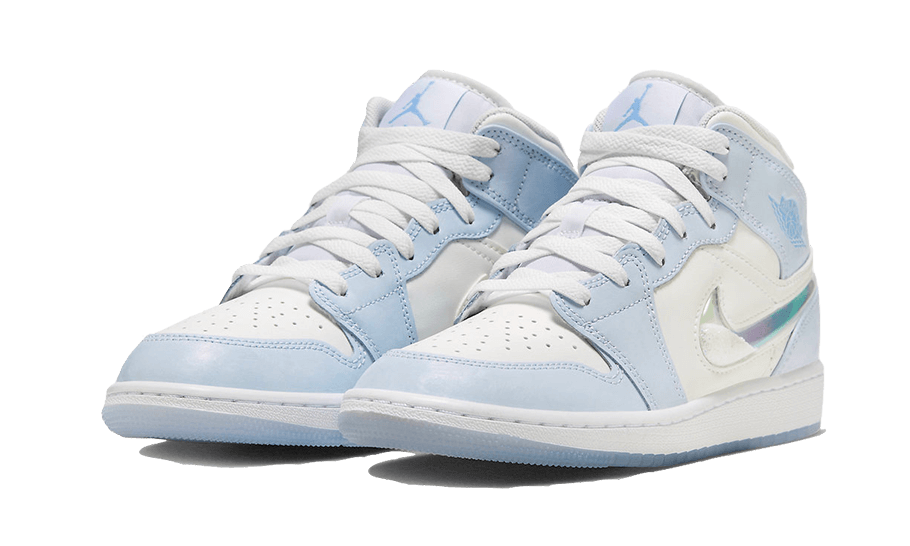 Air Jordan 1 Mid Glitter Swoosh - FQ9117-400