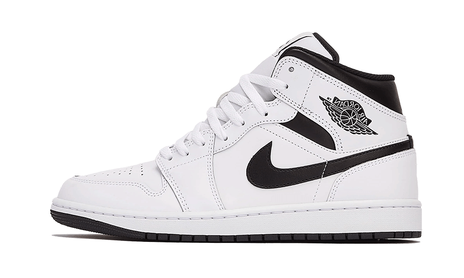 Air Jordan 1 Mid White Black