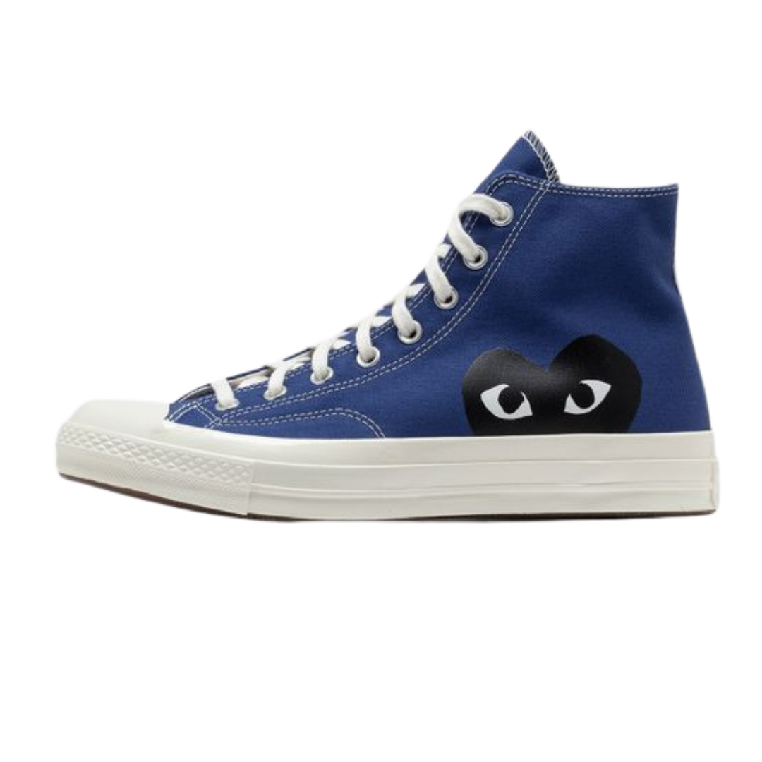 Converse Chuck Taylor All Star 70 Hi Comme des Garcons PLAY Blue Quartz