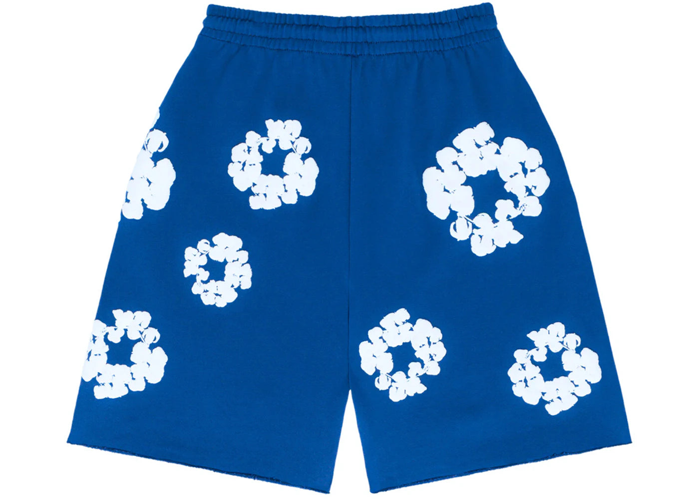 Denim Tears The Cotton Wreath Shorts Royal Blue