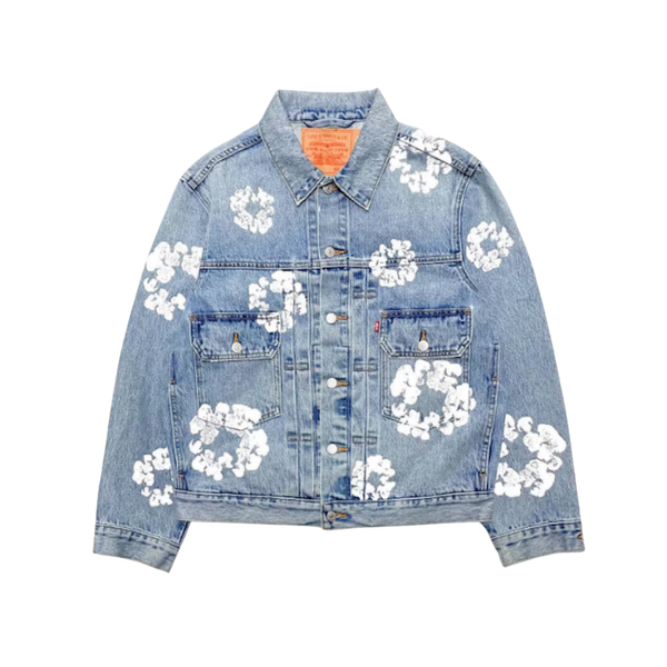 Denim Tears X Levi's Jacke Hellblau