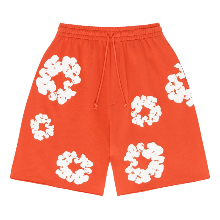 Denim Tears The Cotton Wreath Shorts Orange