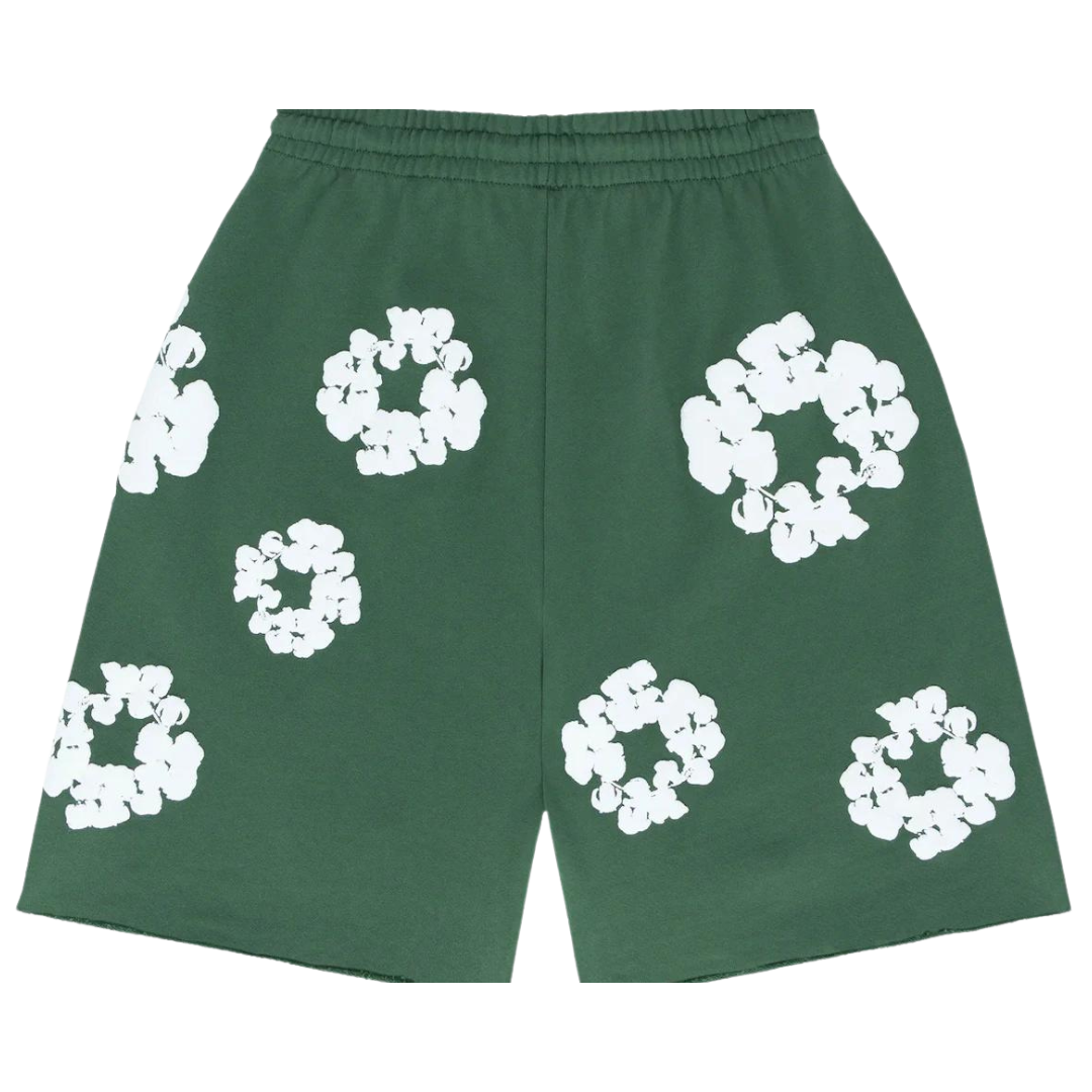 Denim Tears The Cotton Wreath Shorts Green