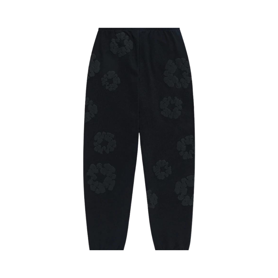 Denim Tears The Cotton Wreath Sweatpants Black Monochrome