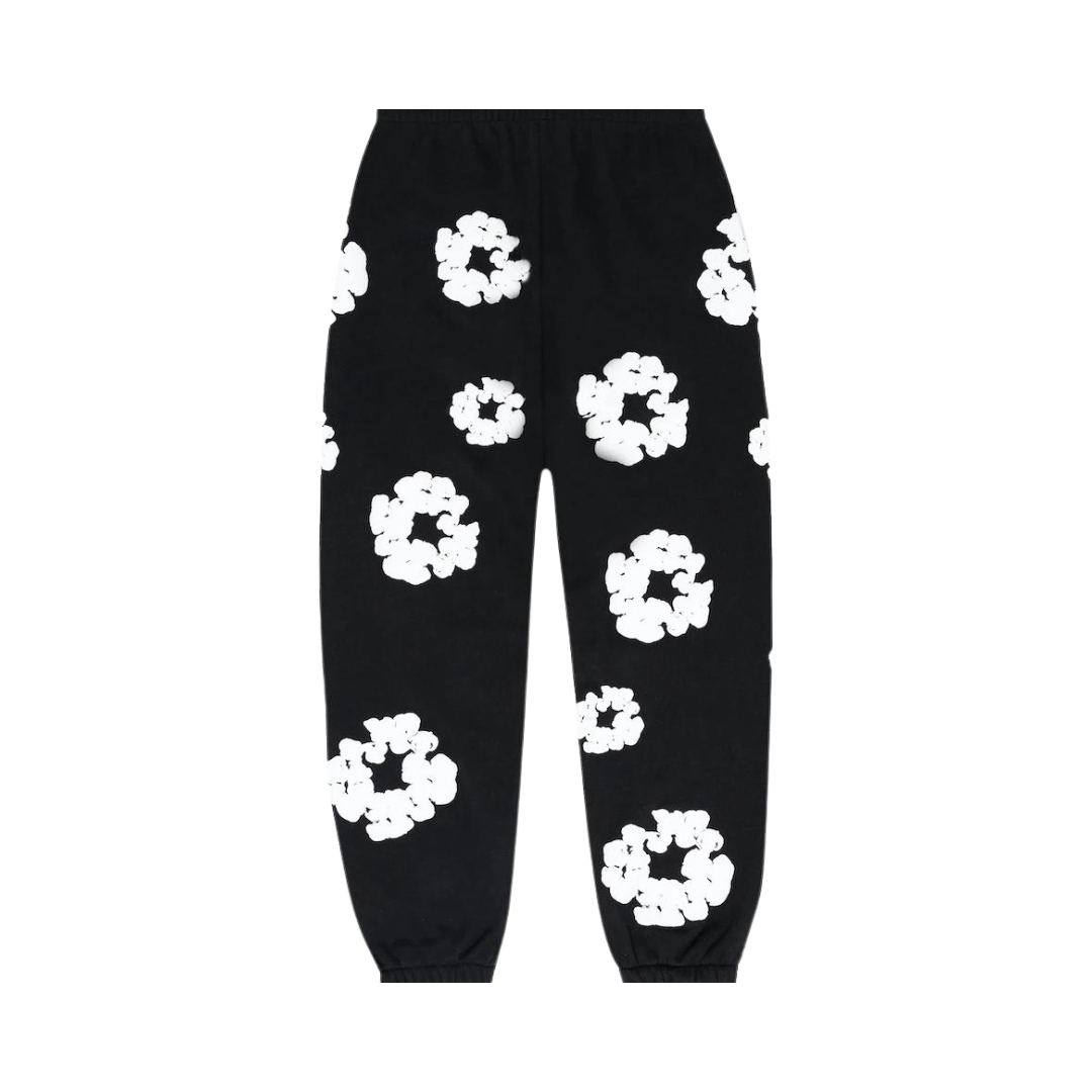 Denim Tears The Cotton Wreath Sweatpants Black