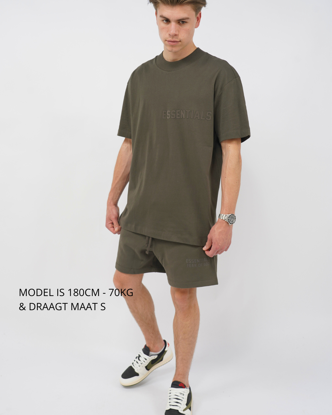 Fear of God Essentials Off Black Summer Set