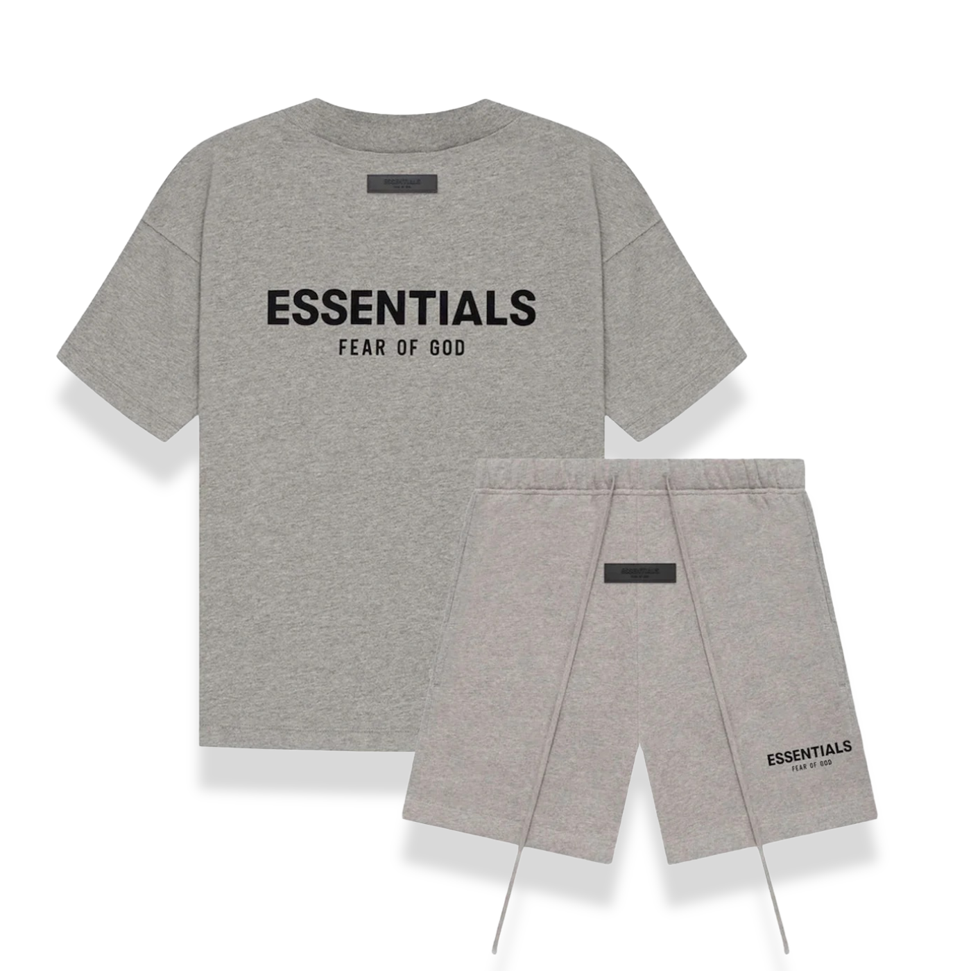 Fear of God Essentials Dark Oatmeal Summer set