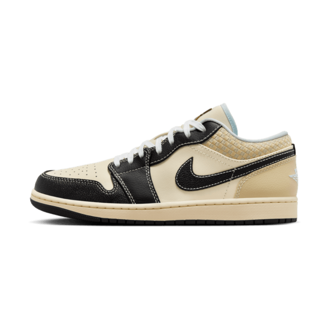 Jordan 1 Low SE Coconut Milk Black Muslin