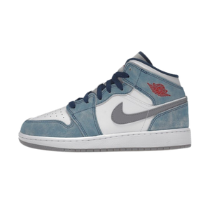 Air Jordan 1 Mid SE Französisches Blau Heller Stahl