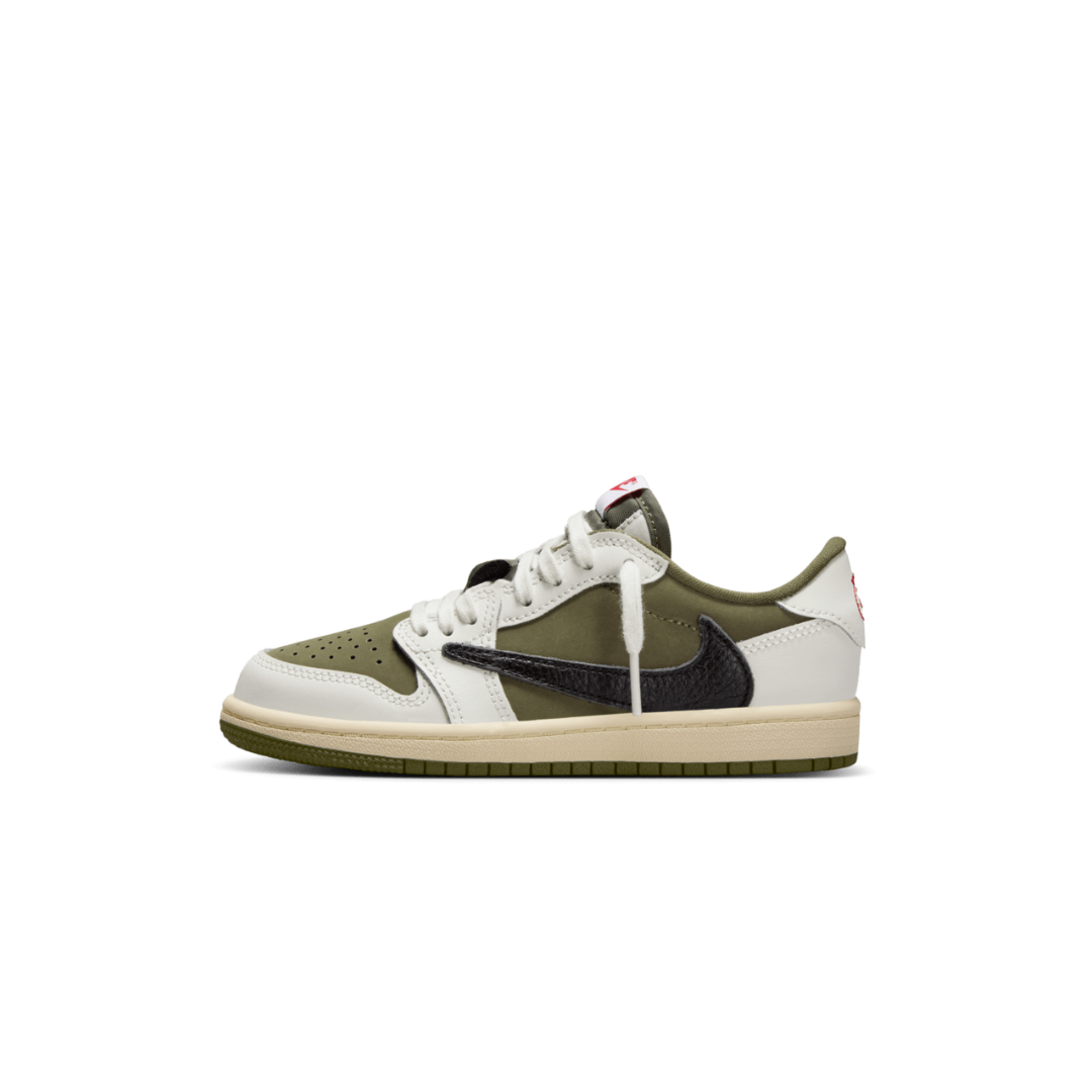 Jordan 1 Retro Low OG SP Travis Scott Medium Olive (PS)