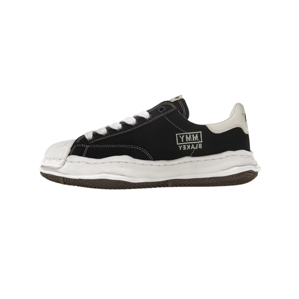 Maison Mihara Yasuhiro Blakey OG Sohle Canvas Low Schwarz