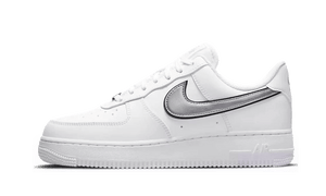 Nike Air Force 1 Low Essential Weiß Metallic Silber