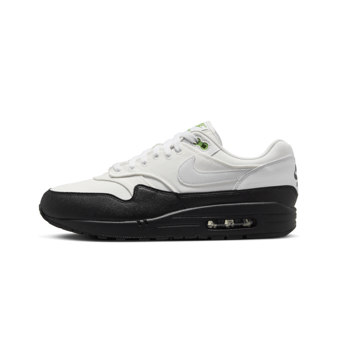 NikeAirMax1WhiteBlackChlorophyll