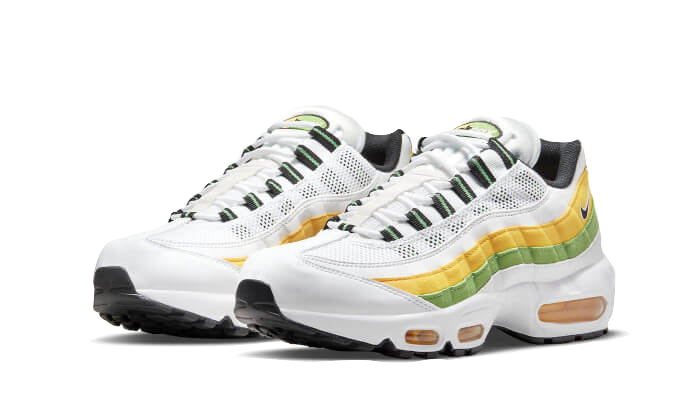 Air Max 95 Essential White Green Apple Tour Yellow - DQ3429-100