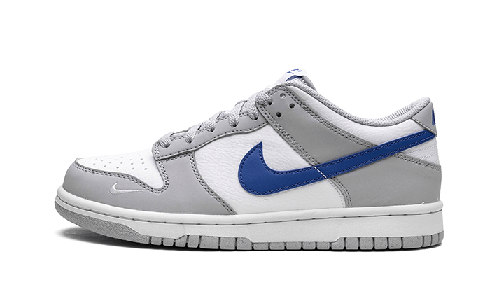 Dunk Low Mini Swoosh Wolf Grey Game Royal - FN3878-001