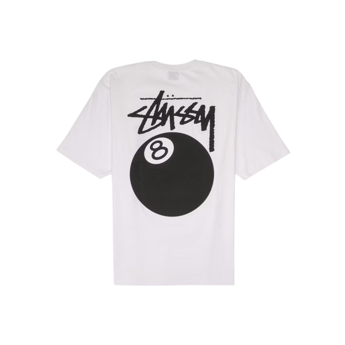 Stüssy 8 Ball Tee White