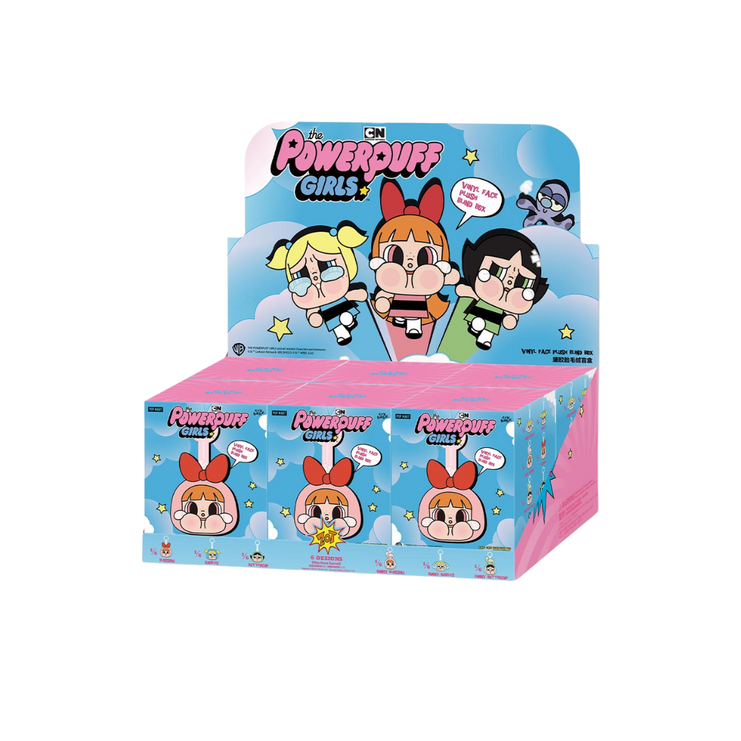 Pop Mart CryBaby x Powerpuff Girls Series Vinyl Face Plush Sealed Case
