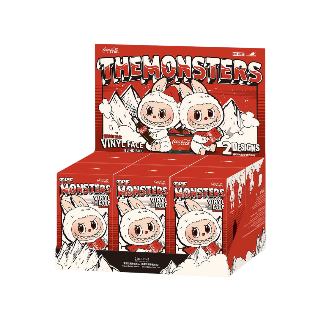 Pop Mart Labubu The Monsters Coca-Cola Vinyl Gezichtsmasker Doos