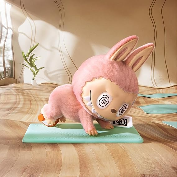 Pop Mart Labubu The Monsters Lazy Yoga Series Figures Sealed Case