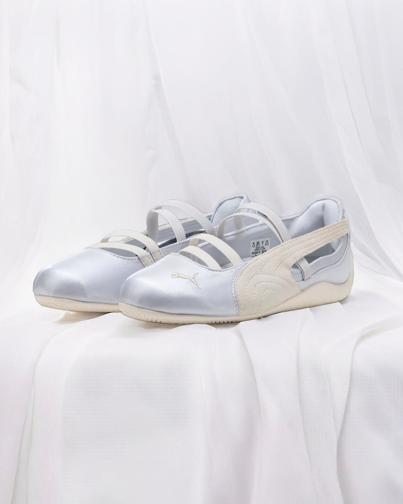 Puma Speedcat Ballet Silver Mist Warm White Satin