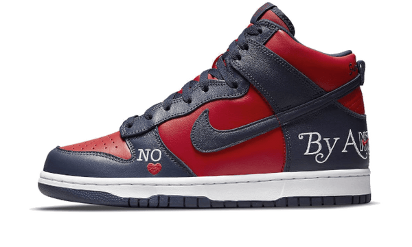 SB Dunk High Supreme By Any Means Navy - DN3741-600