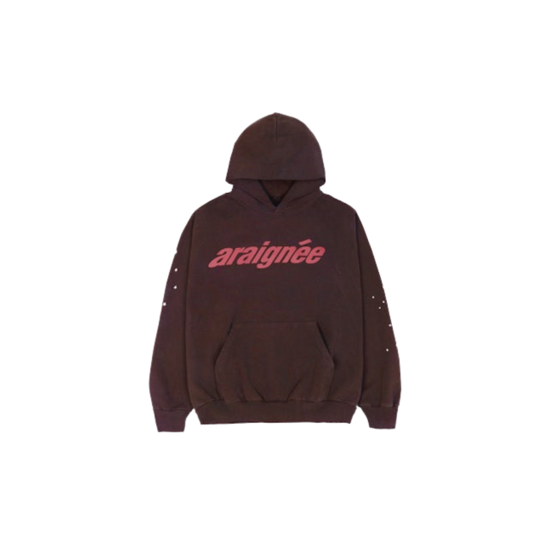 Sp5der Araignee Hoodie Brown