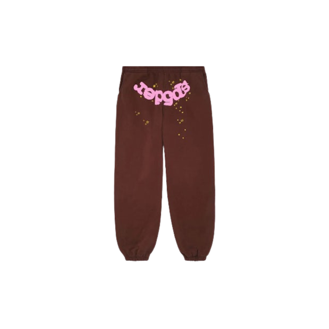 Sp5der Classic Sweatpant Brown