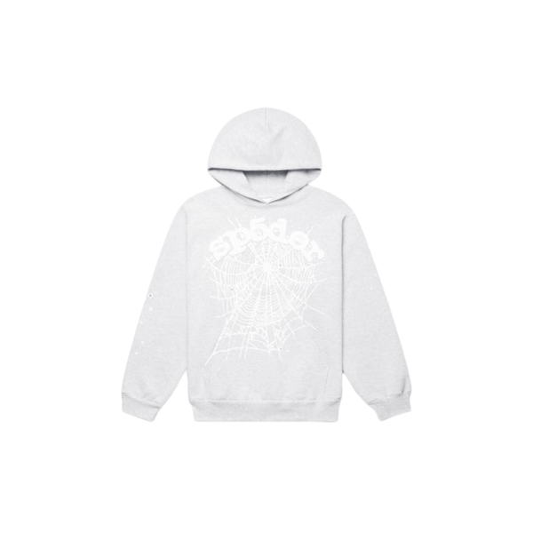 Sp5der OG Web Hoodie Heather Grey