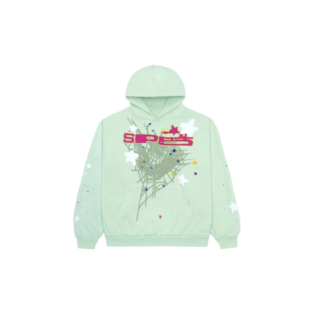 Sp5der SP5 Mint Hoodie Mint