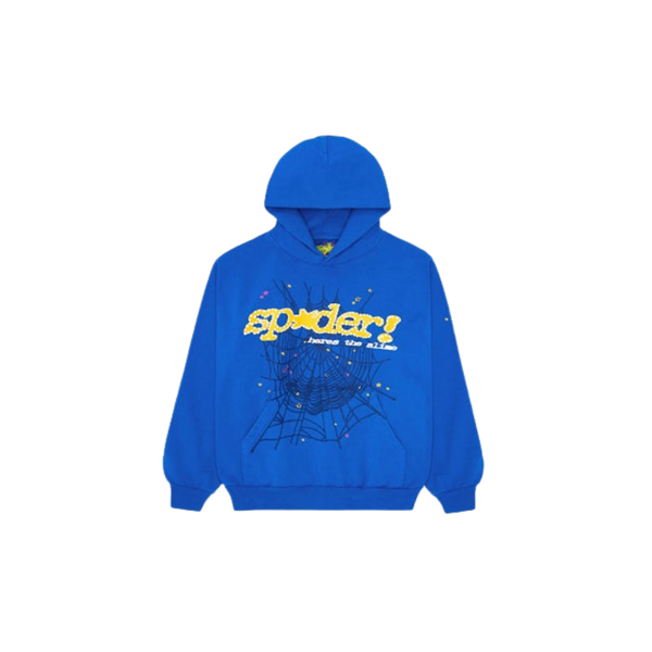 Sp5der TC Hoodie Blue