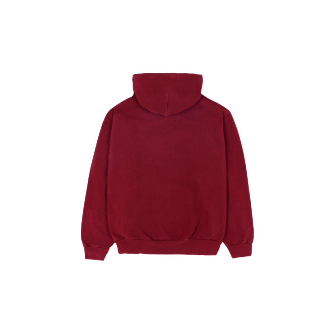 Sp5der Logo Hoodie Maroon