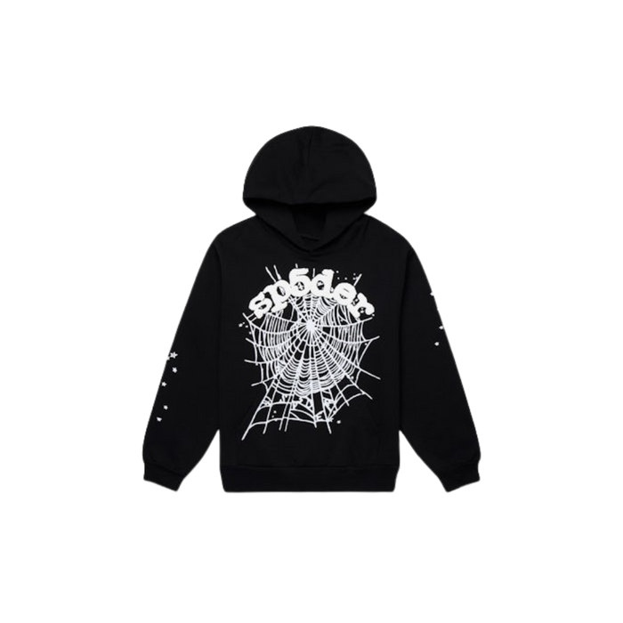 Sp5der OG Web Hoodie Black