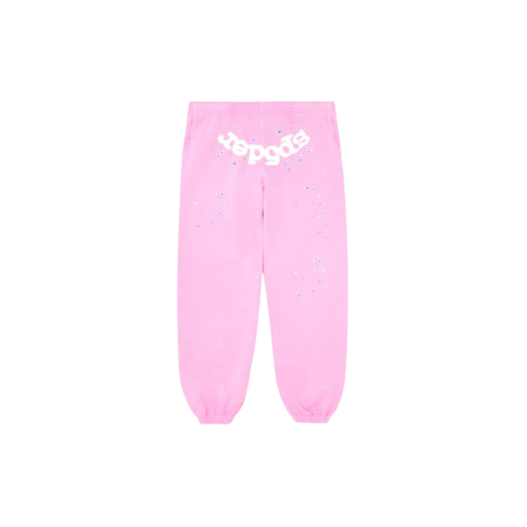 Sp5der OG Web Sweatpants Pink