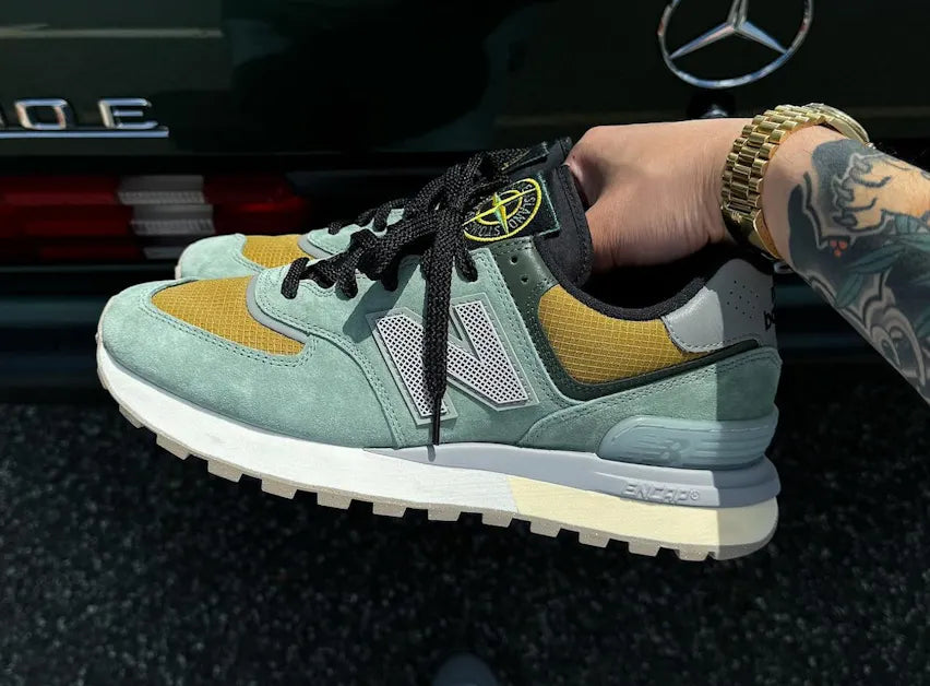 New Balance 570 X Stone Island Legacy Light Green