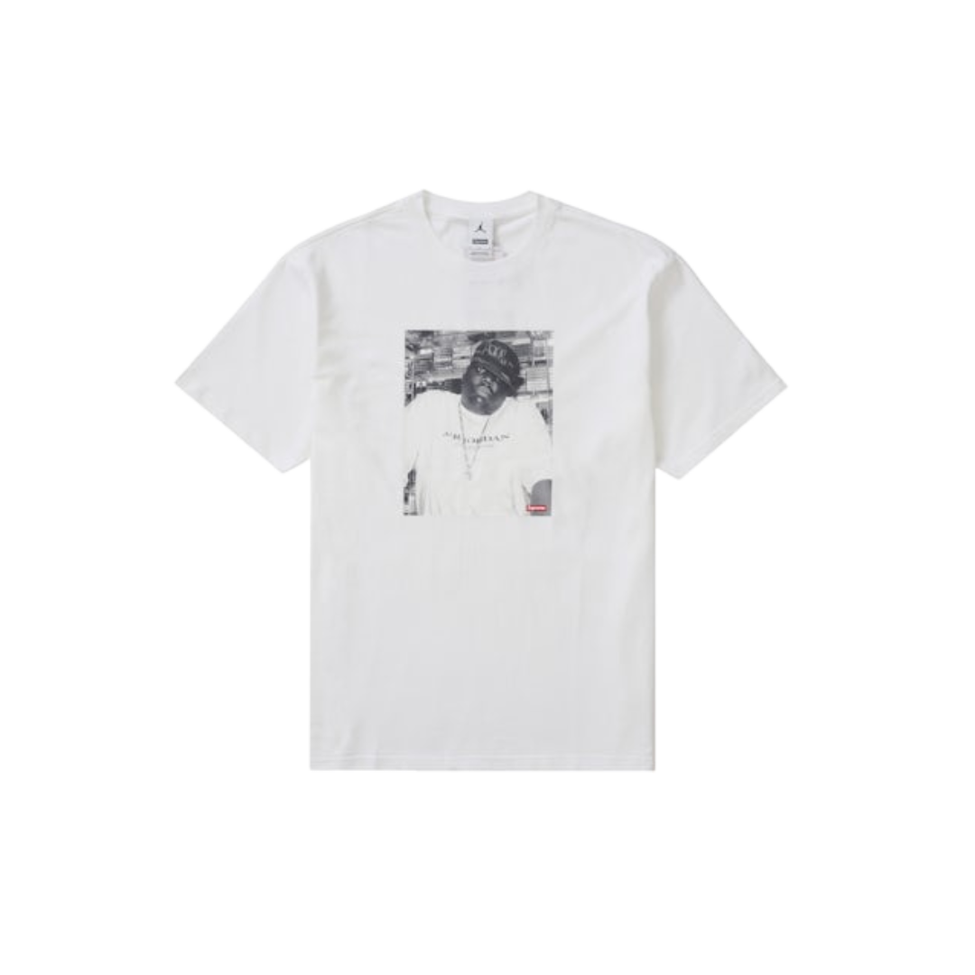 Supreme Jordan Biggie S/S Top White