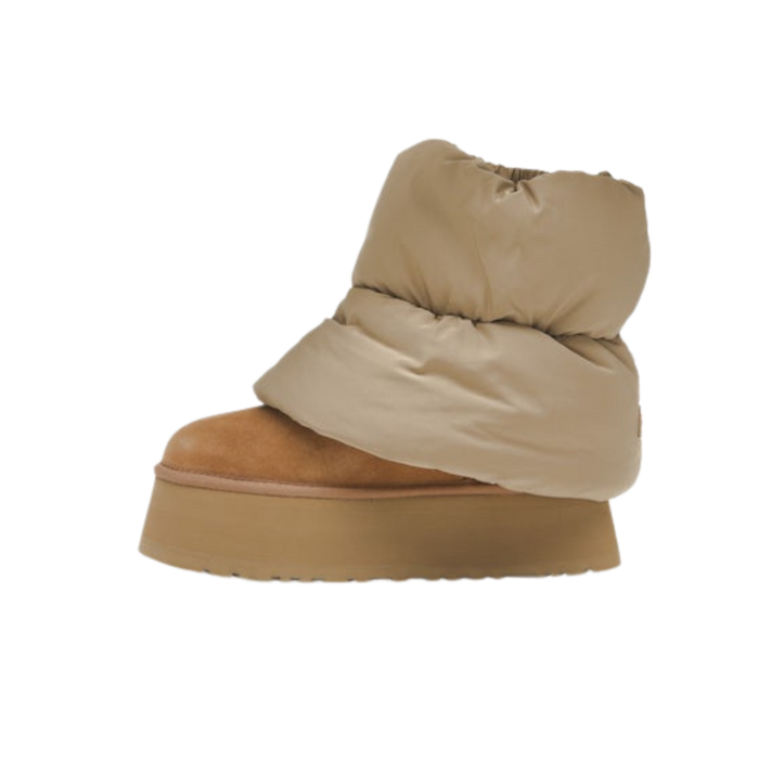 UGG Classic Mini Dipper Puffer Boot Amphora Chestnut