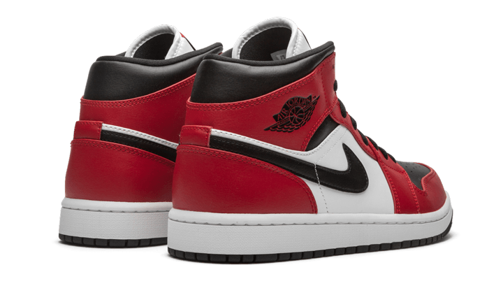 Air Jordan 1 Mid Chicago Black Toe - 554724-069