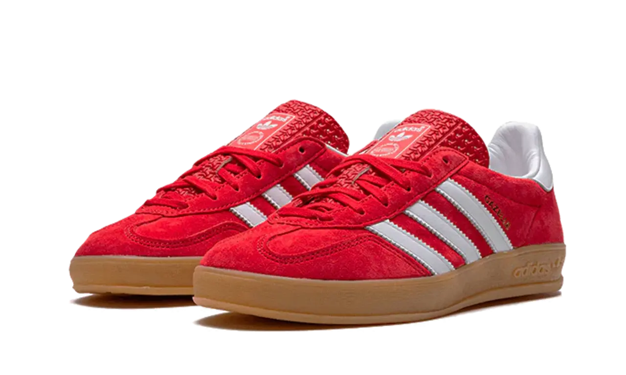 Adidas Gazelle Scarlet Cloud White